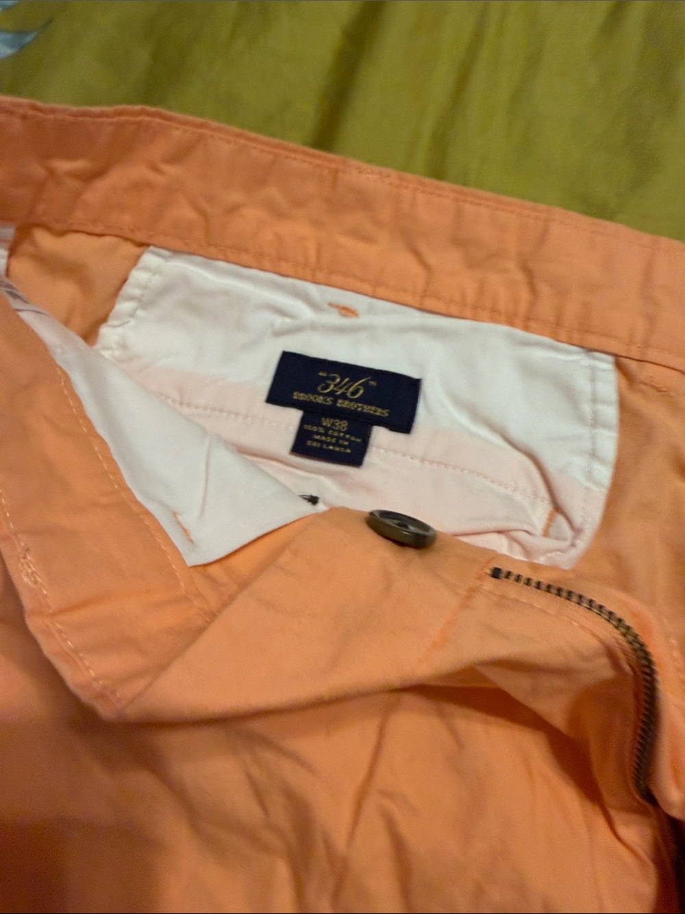 Brooks Brothers Peach Colored Chino Pants